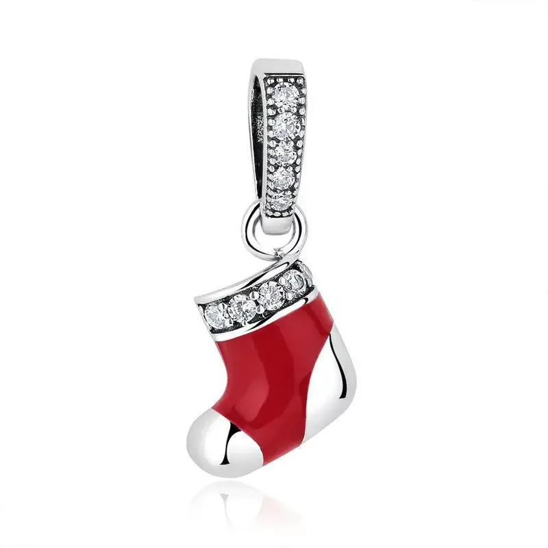 Charm Pendente tipo Pandora Calzini di Natale - SCC074 - Immagine del prodotto