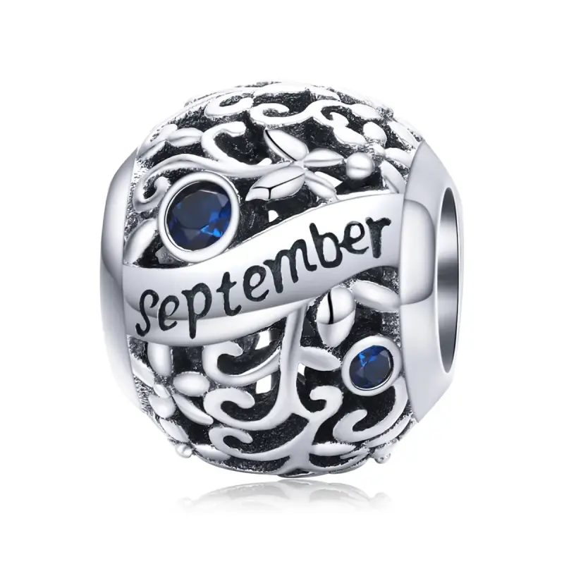 Charm tipo Pandora Pietra portafortuna di settembre - SCC1385-9 - Immagine del prodotto