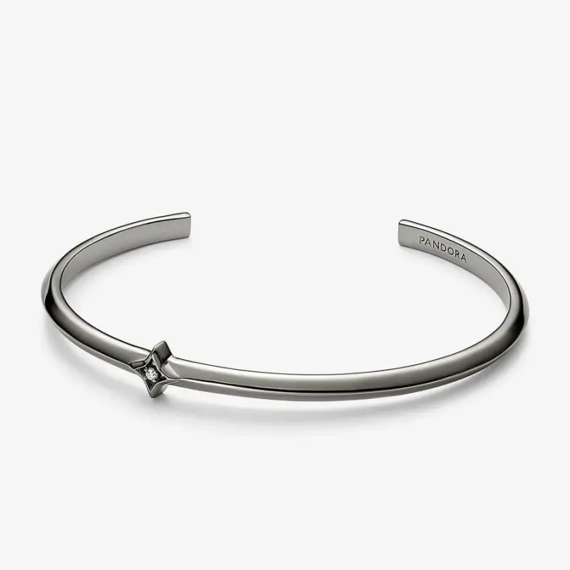 Bracciale aperto con stella scintillante - 542767C01 - Immagine del prodotto