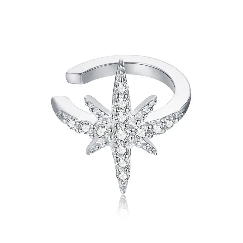 Orecchio Clip tipo Pandora Stella - SCE999-A - Immagine del prodotto