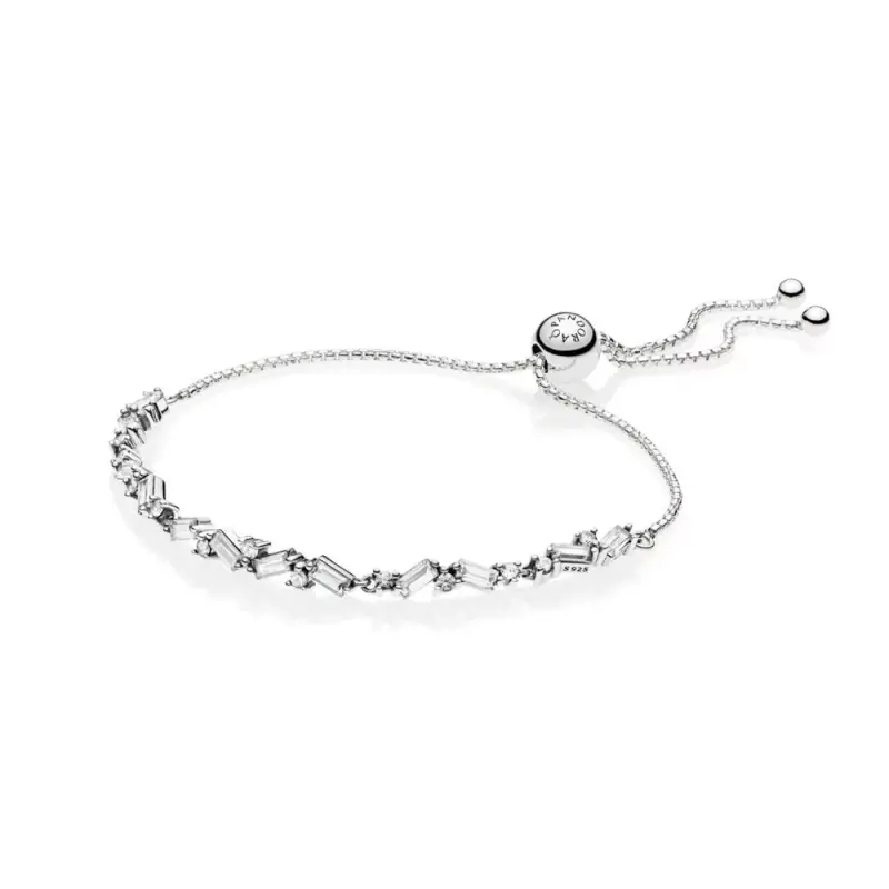 Bracciale con chiusura scorrevole Bellezza Glaciale - PANDORA - Immagine del prodotto