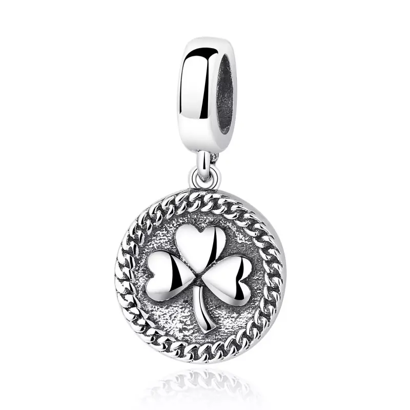 Charm Pendente tipo Pandora Trifoglio - SCC039 - Immagine del prodotto