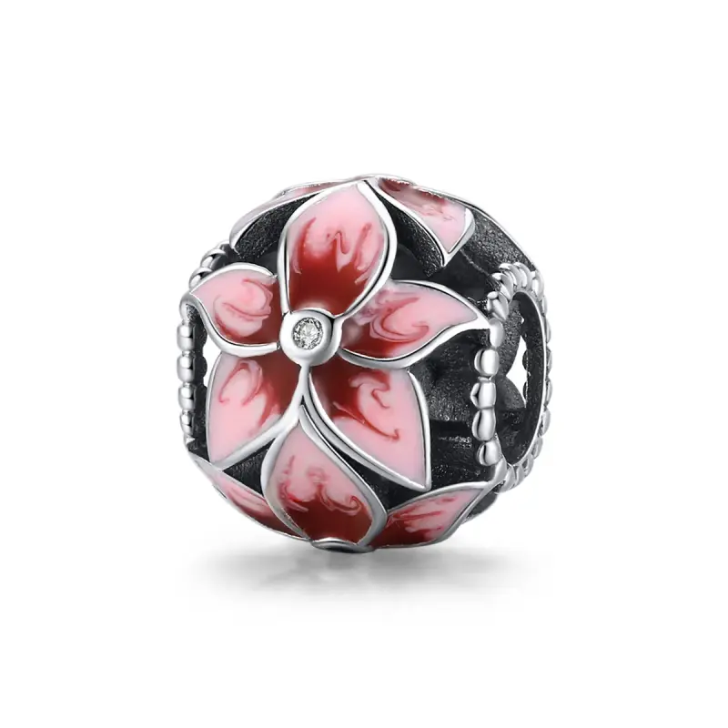 Charm tipo Pandora Fiore che sboccia - SCC1707 - Immagine del prodotto