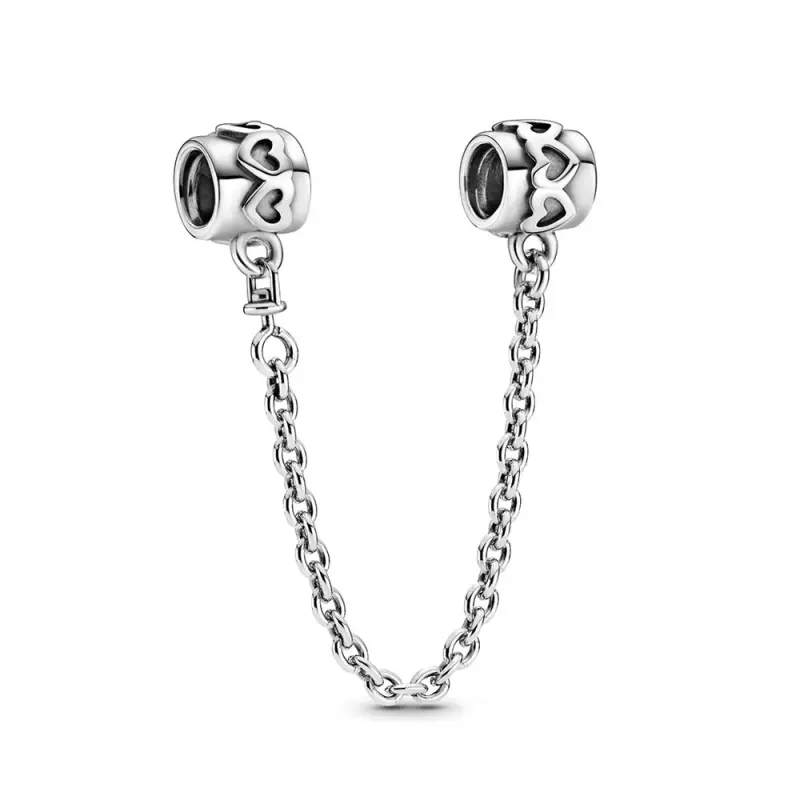 Catena di Sicurezza Pandora Cuore del 20° anniversario in edizione limitata - 799007C00-5 - Immagine del prodotto