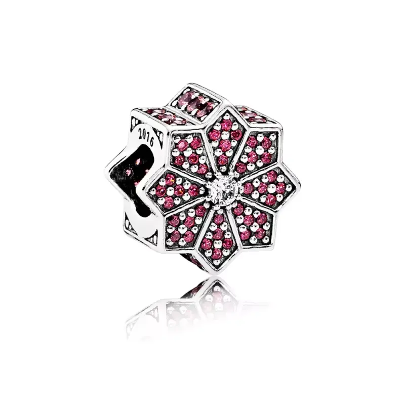 Charm PANDORA, poinsettia, 791989CZR - Immagine del prodotto