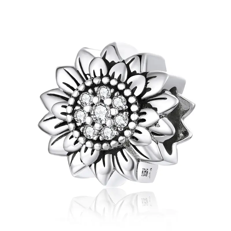 Charm tipo Pandora Girasole - SCC1507 - Immagine del prodotto