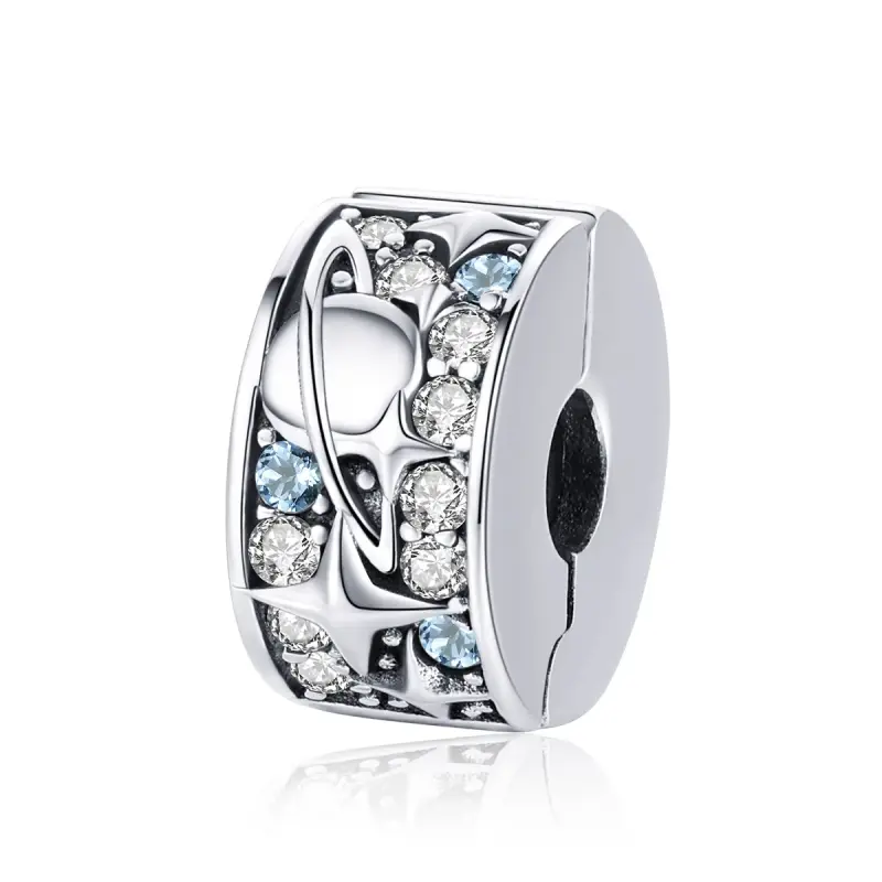 Charm Clip tipo Pandora Pianeta - SCC985 - Immagine del prodotto