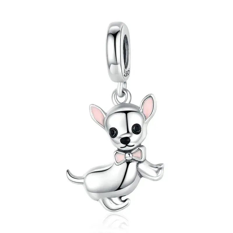 Charm Pendente tipo Pandora Chihuahua - SCC1317 - Immagine del prodotto