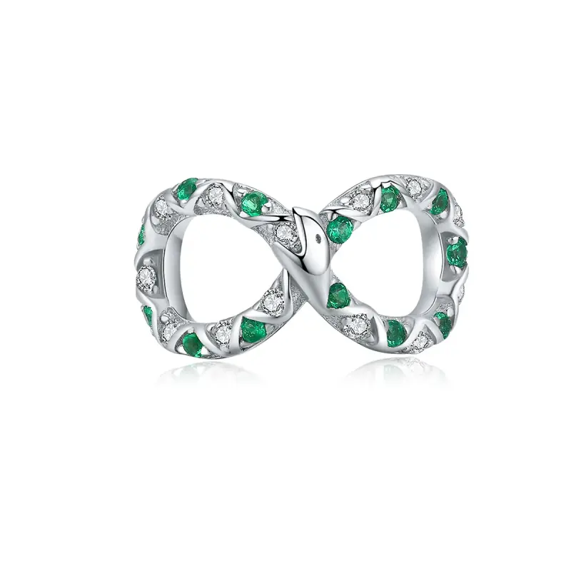Charm tipo Pandora Ouroboros - BSC186 - Immagine del prodotto