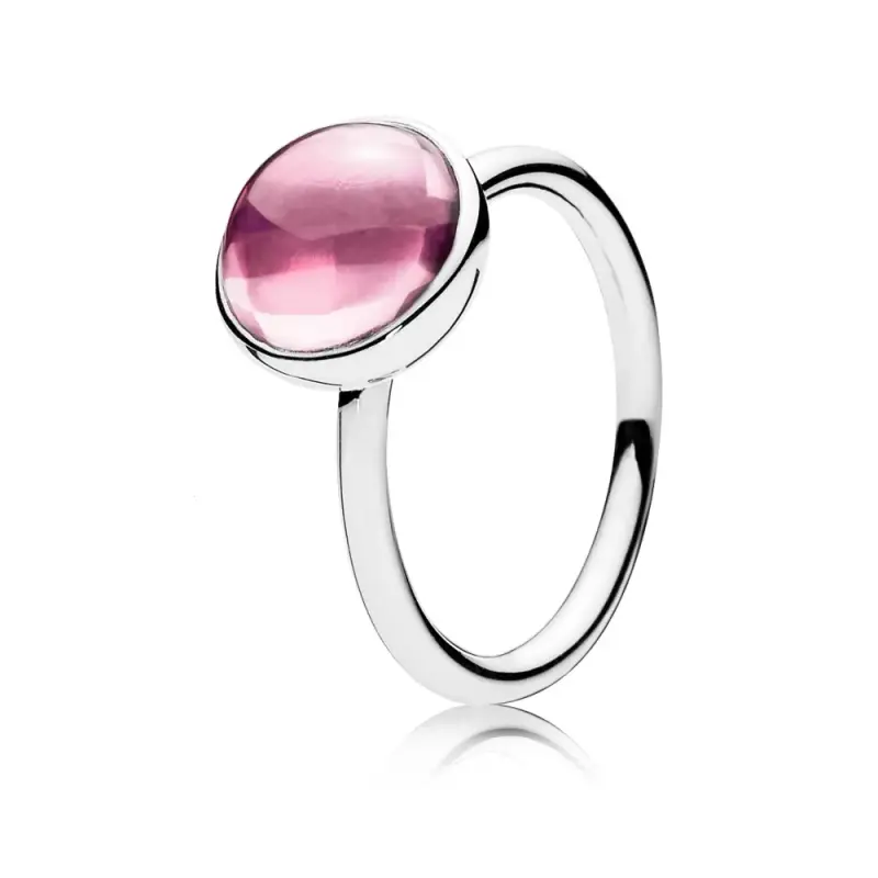 Anello Goccia Poetica Rosa 190982Pcz Anelli Pandora - Immagine del prodotto