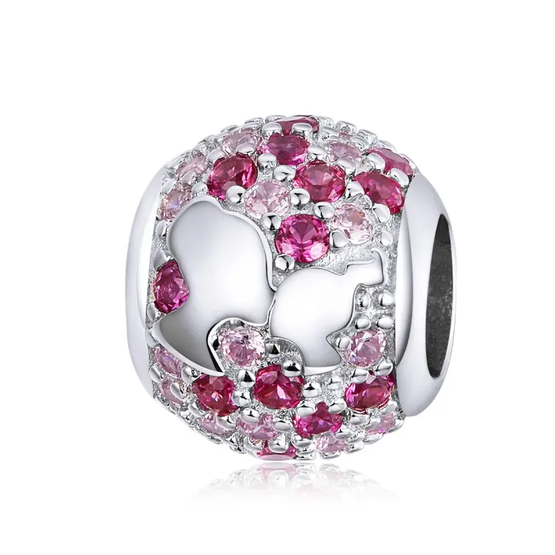 Charm tipo Pandora Bacio dalla mamma - BSC225 - Immagine del prodotto