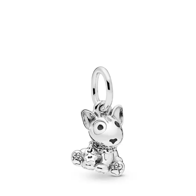 Charm Pendente PANDORA Cane Cucciolo di Bull Terrier 798010EN16 - Immagine del prodotto
