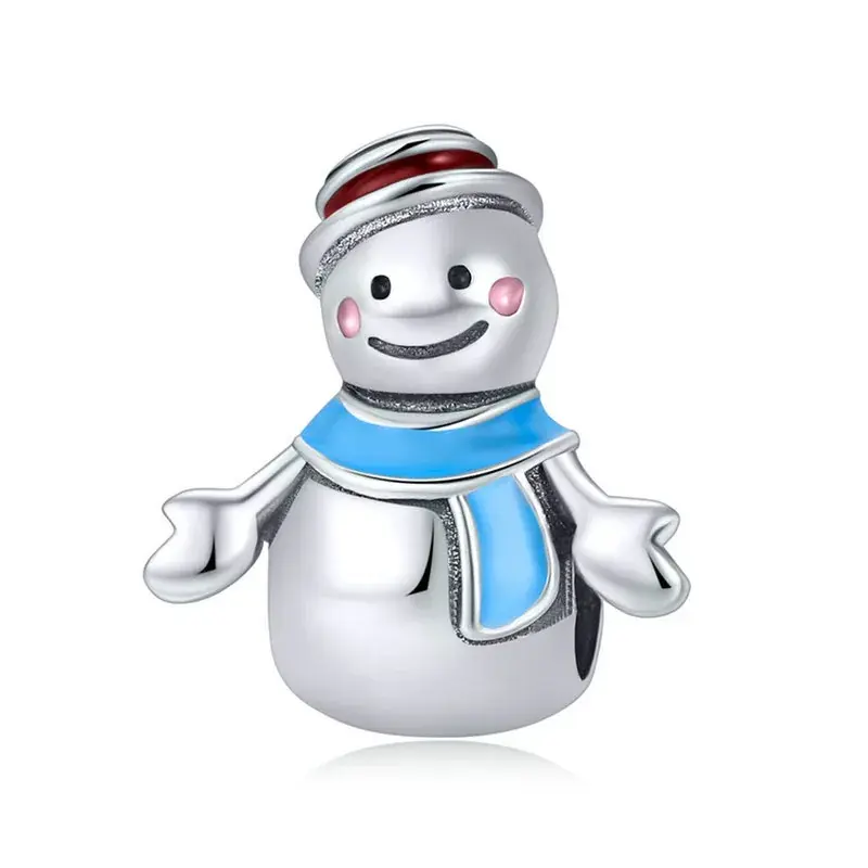 Charm tipo Pandora Pupazzo di neve - SCC855 - Immagine del prodotto