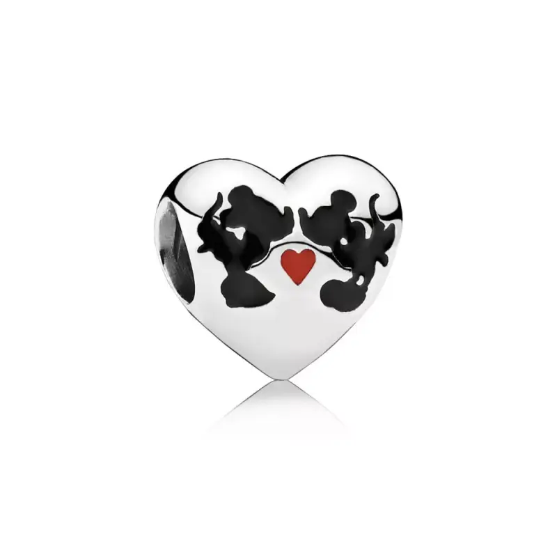 Disney, Charm Il Bacio di Mickey Mouse e Minnie - PANDORA - Immagine del prodotto
