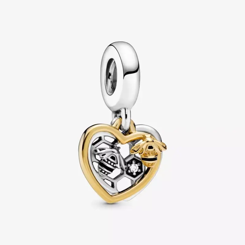 Charm pendente Cuori e api - 768838C01 - Immagine del prodotto