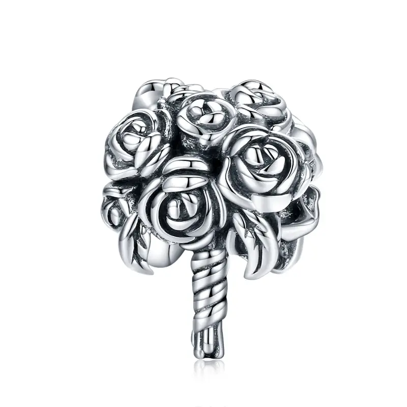 Charm tipo Pandora Bouquet da sposa - SCC1566 - Immagine del prodotto