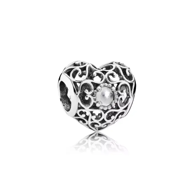 Charm Cuore Aprile - Pandora IT - Immagine del prodotto