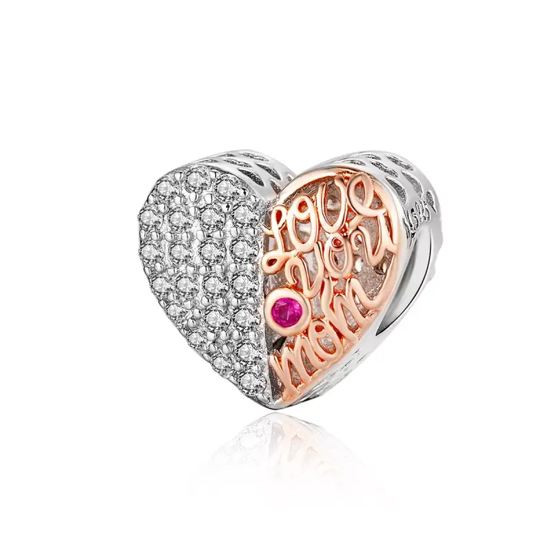 Charm tipo Pandora Cuore di mamma - SCC1173 - Immagine del prodotto