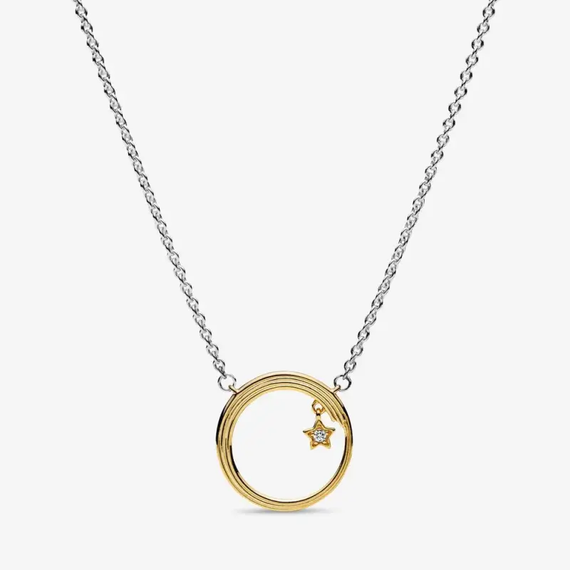 Charm pendente PANDORA Stella cadente celeste - 368515C01 - Immagine del prodotto