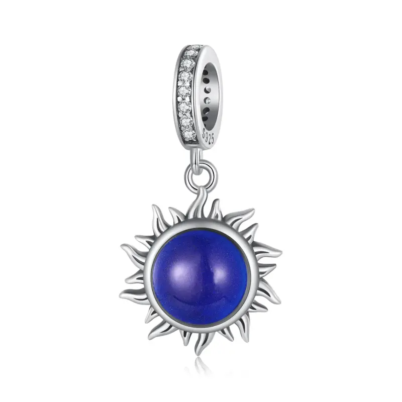 Pendente a goccia in stile Pandora con pietra solare - SCC2005-CF - Immagine del prodotto