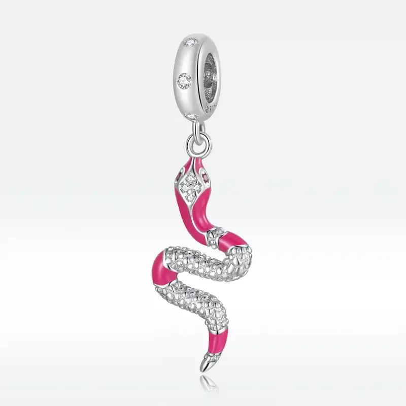Charm Pendente tipo Pandora Delicato Spirito Serpente - BSC577 - Immagine del prodotto