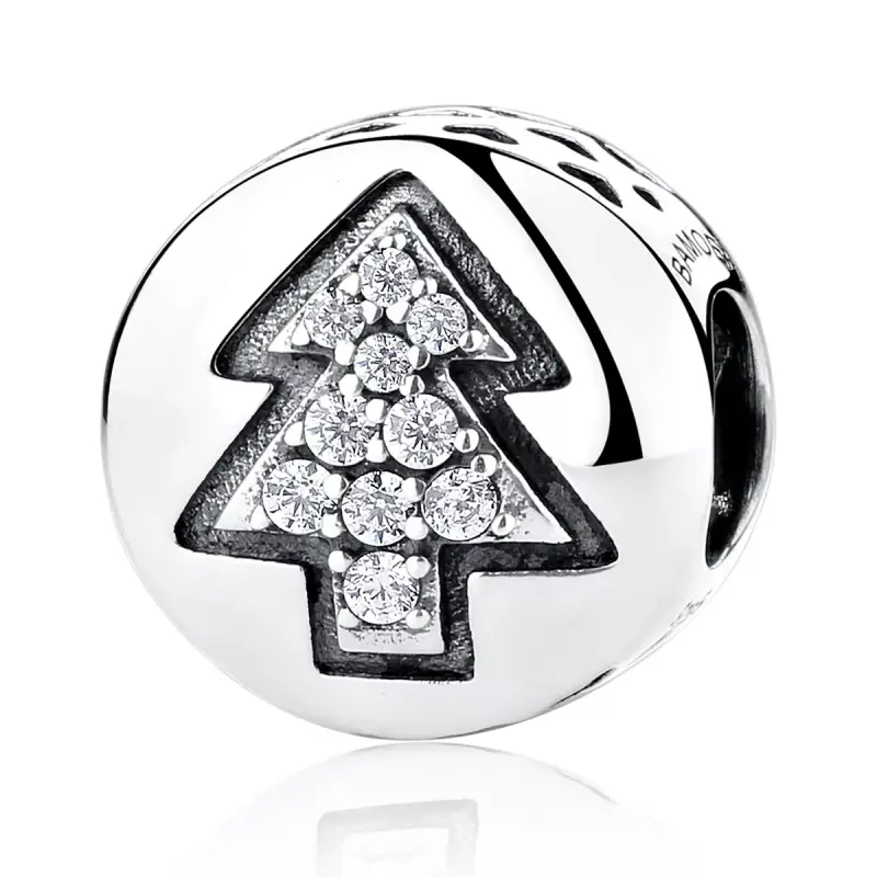 Charm tipo Pandora Albero di Natale - SCC064 - Immagine del prodotto