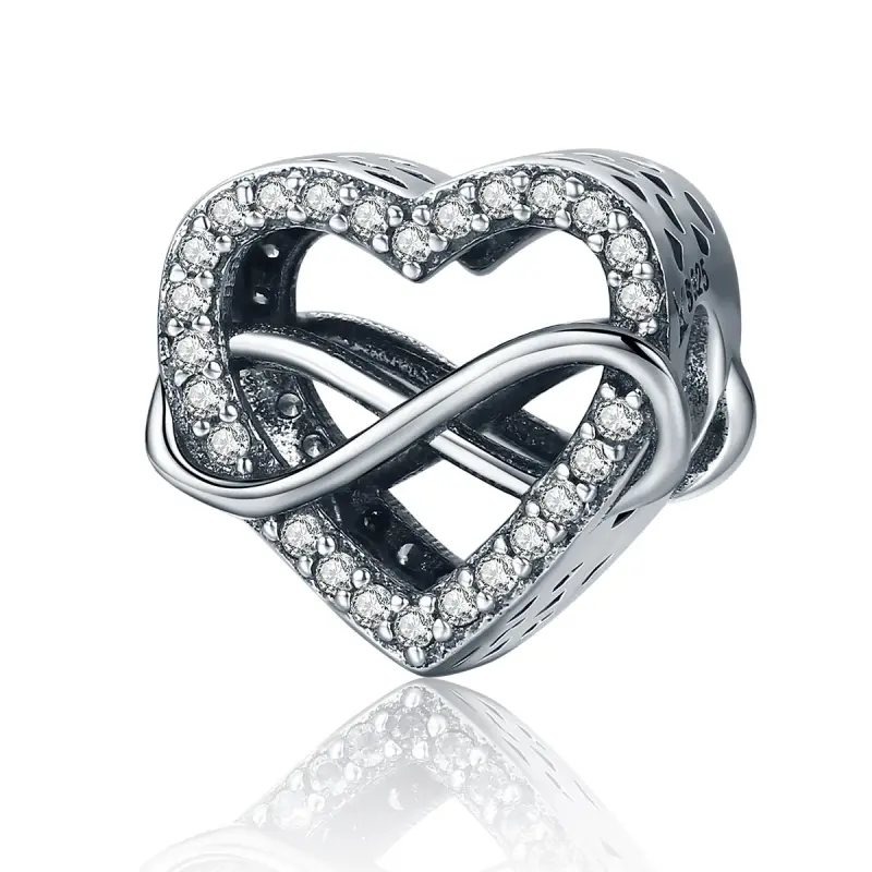 Charm tipo Pandora A forma di cuore - SCC432 - Immagine del prodotto