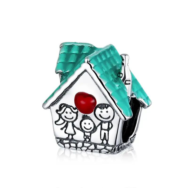 Charm tipo Pandora Casetta accogliente - SCC1518 - Immagine del prodotto