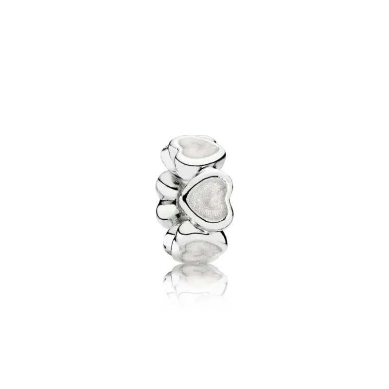 Distanziatore Cuori Brillanti Argento - Pandora IT - Immagine del prodotto