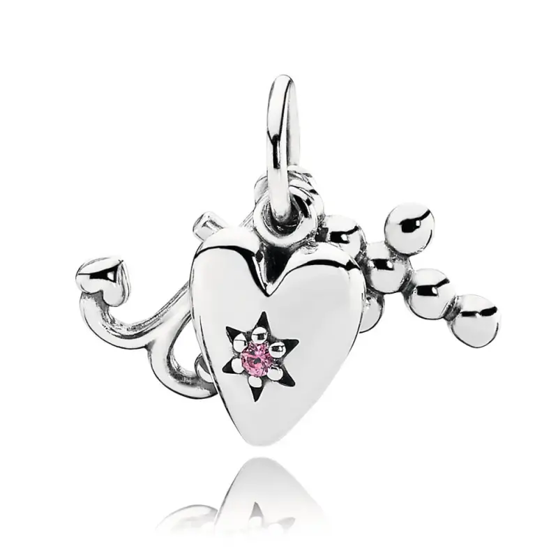 Charm pendenti PANDORA, charm con pendente  fede speranza carita, 791120CZS - Immagine del prodotto