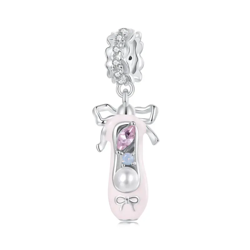 Pendente con scarpetta da balletto stile PANDORA - SCC2761 - Immagine del prodotto