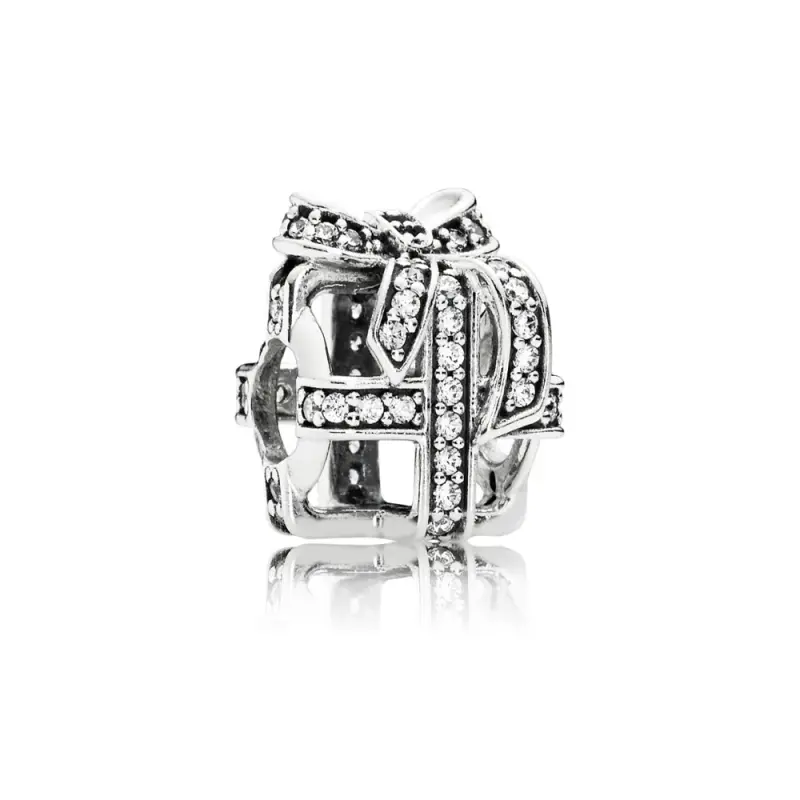 Charm Openwork Pacchetto Regalo - Pandora IT 791766CZ - Immagine del prodotto