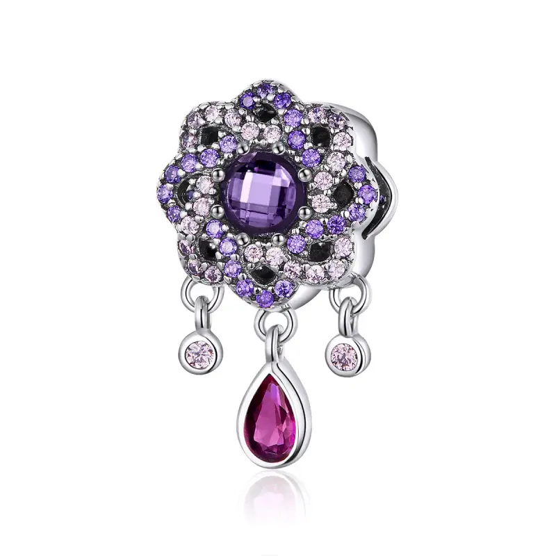 Charm tipo Pandora Fiore persistente - SCC1075 - Immagine del prodotto