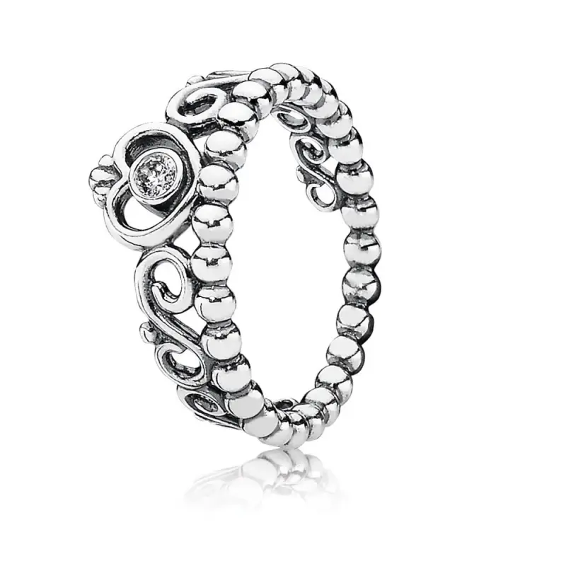 Anello in argento a forma di tiara - 190880CZ - Anelli | PANDORA - Immagine del prodotto