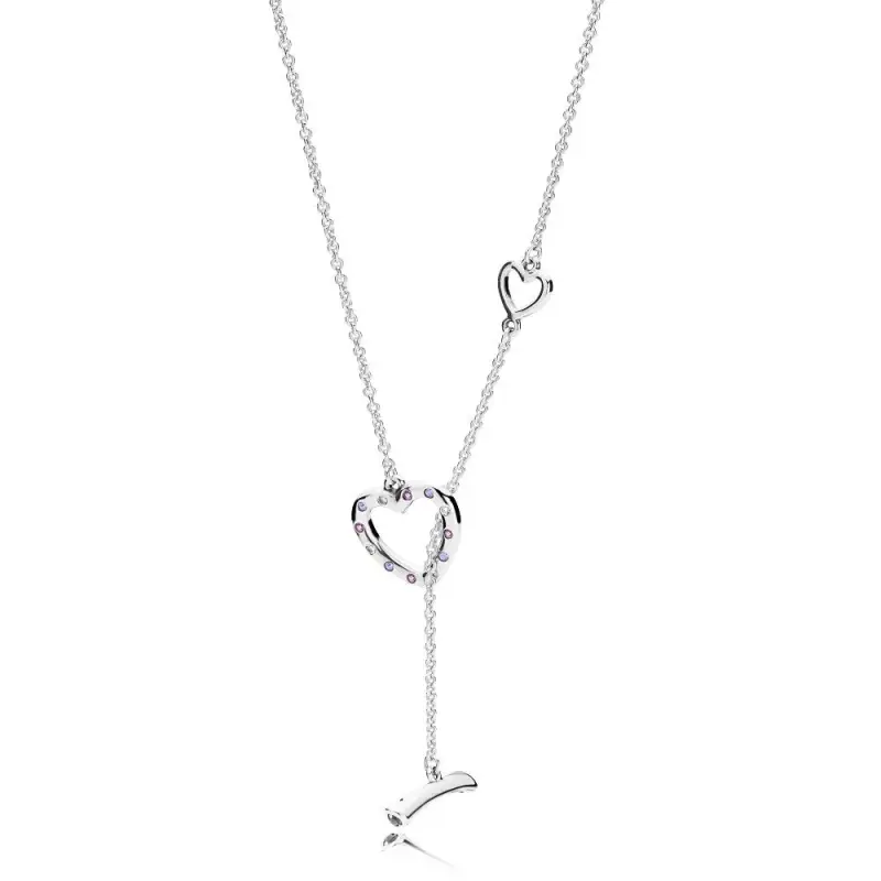 Collana PANDORA DUE CUORI - Immagine del prodotto