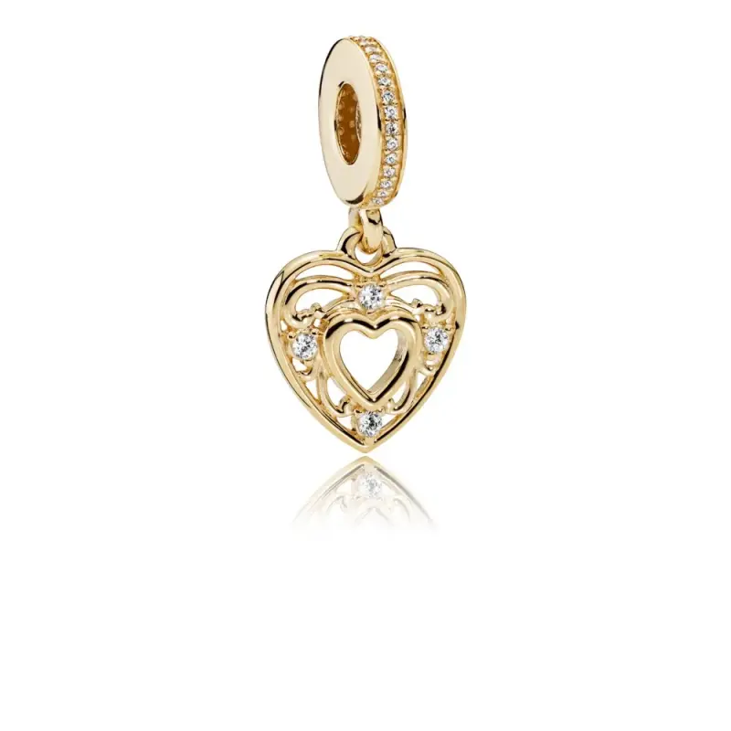 Charm pendente PANDORA Cuore romantico - Immagine del prodotto