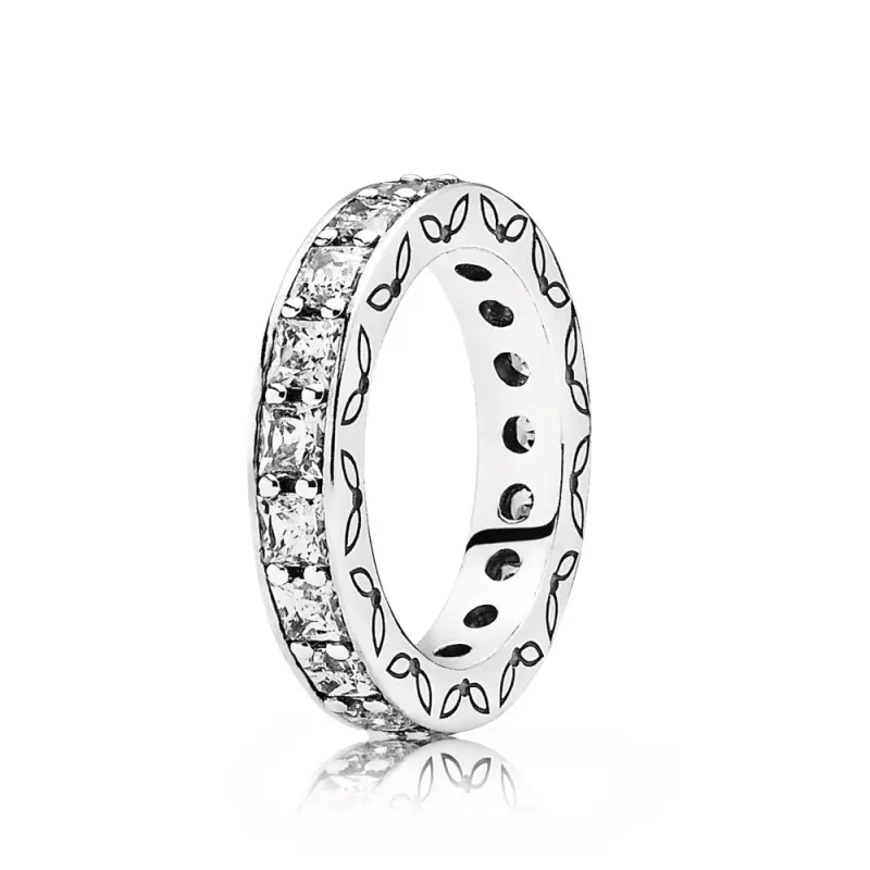 Anello Eternity In Argento Con Zirconia Cubica | PANDORA - Immagine del prodotto