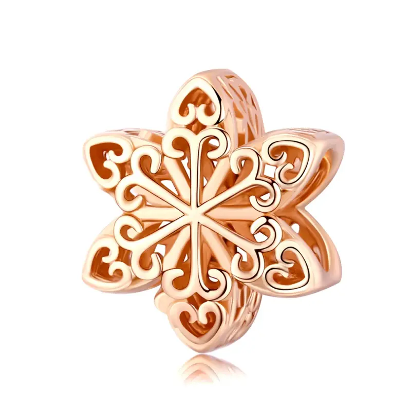 Charm tipo Pandora fiocchi di neve - SCC719-C - Immagine del prodotto