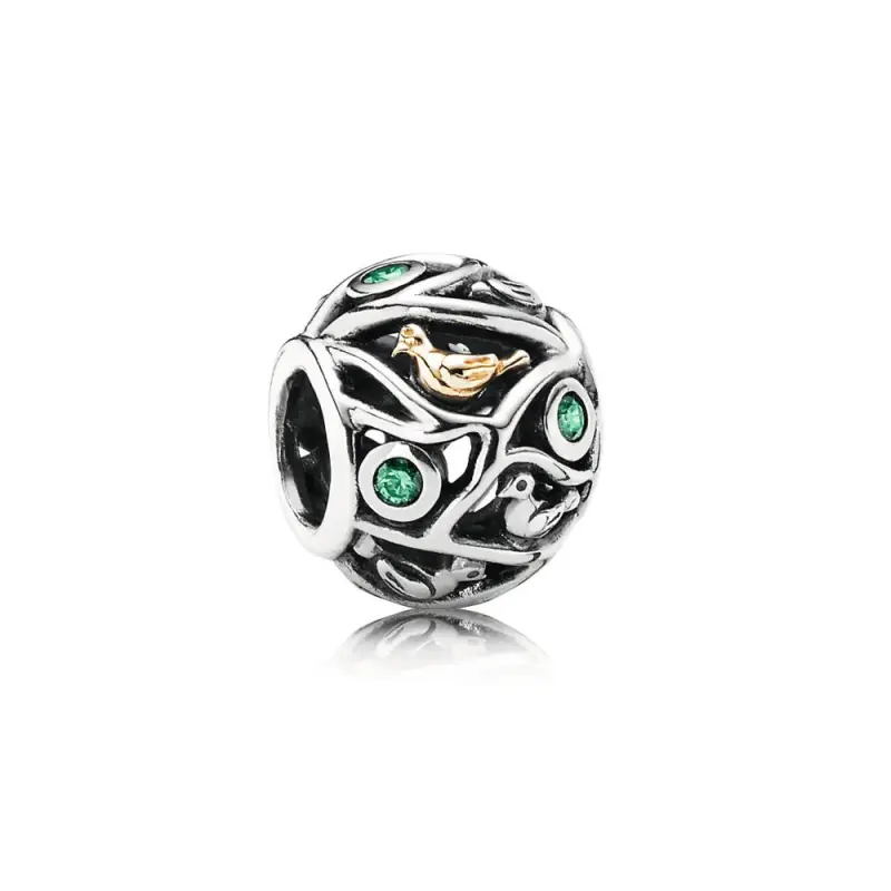 Charm Openwork Uccellini tra i Rami - 791213CZN - Charm | PANDORA - Immagine del prodotto