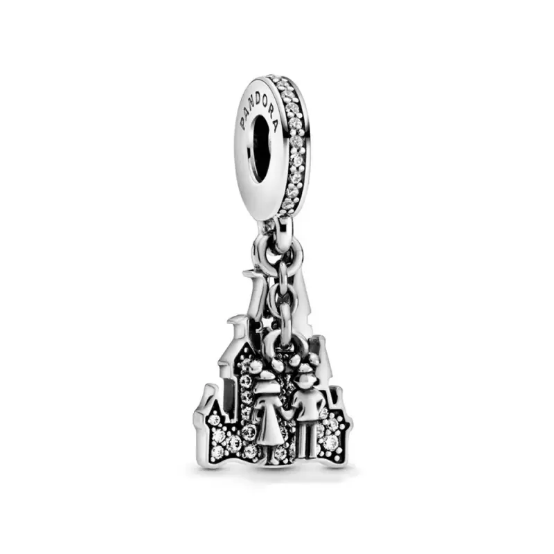 Charm pendente PANDORA Disney Darks Coppia per sempre in argento - 798581C01 - Immagine del prodotto