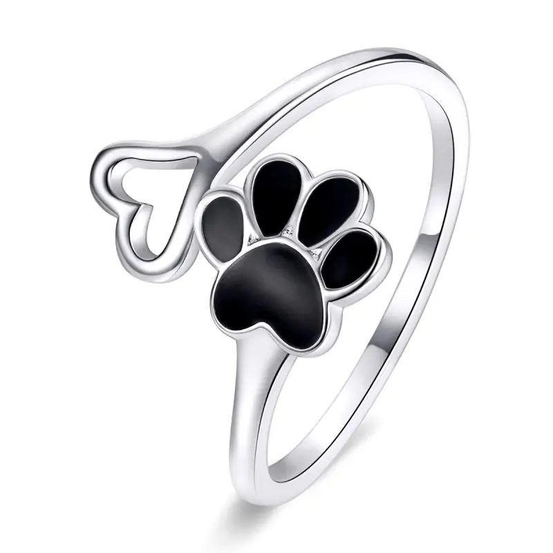 Anello aperto tipo Pandora Artigli di gatto - SCR584 - Immagine del prodotto