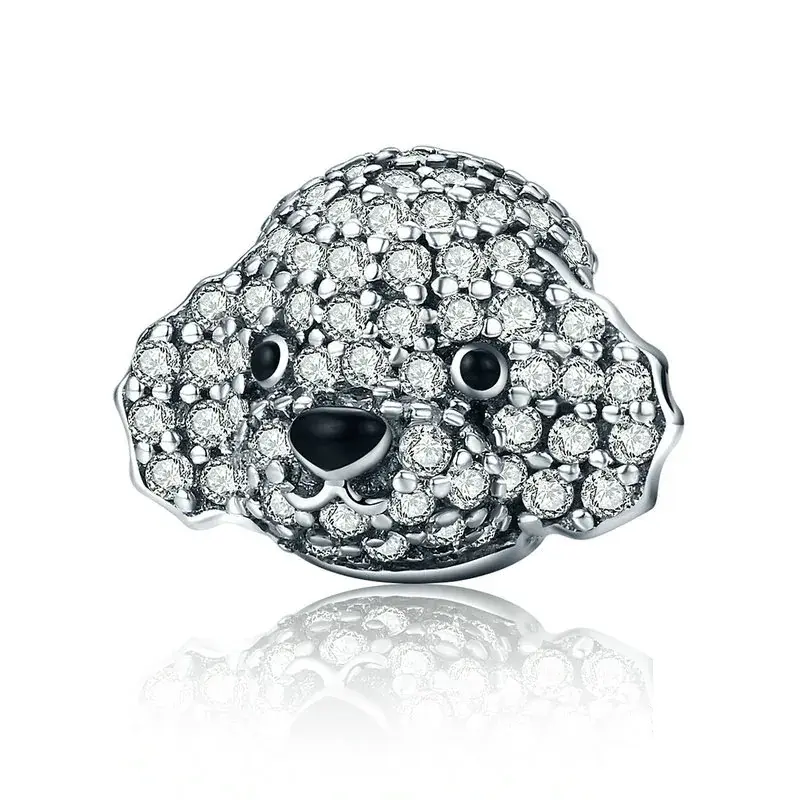 Charm tipo Pandora Cucciolo di barboncino - SCC152 - Immagine del prodotto