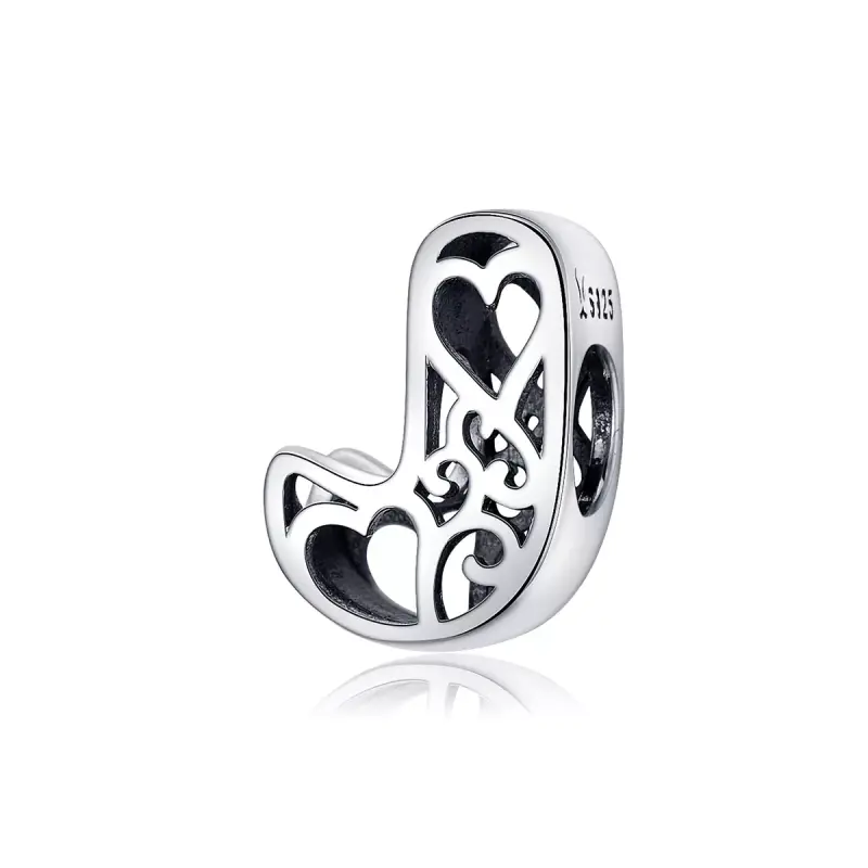 Charm tipo Pandora Lettera magica J - SCC1229-J - Immagine del prodotto