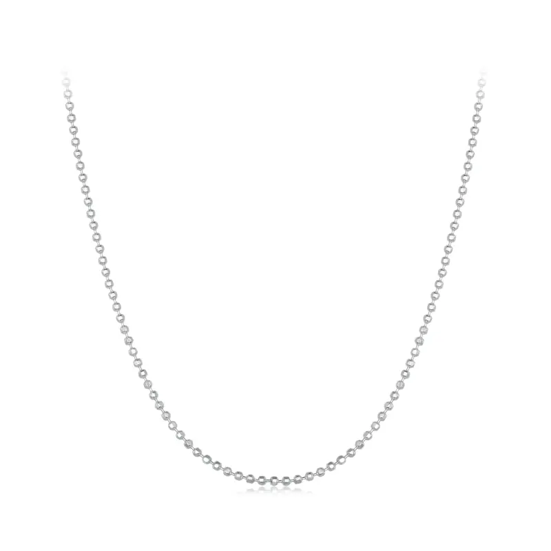 Collana a catena con perline flash di stile Pandora - SCA027 - Immagine del prodotto