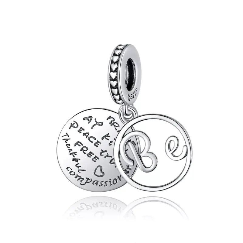Charm Pendente tipo Pandora Auguri - BSC315 - Immagine del prodotto
