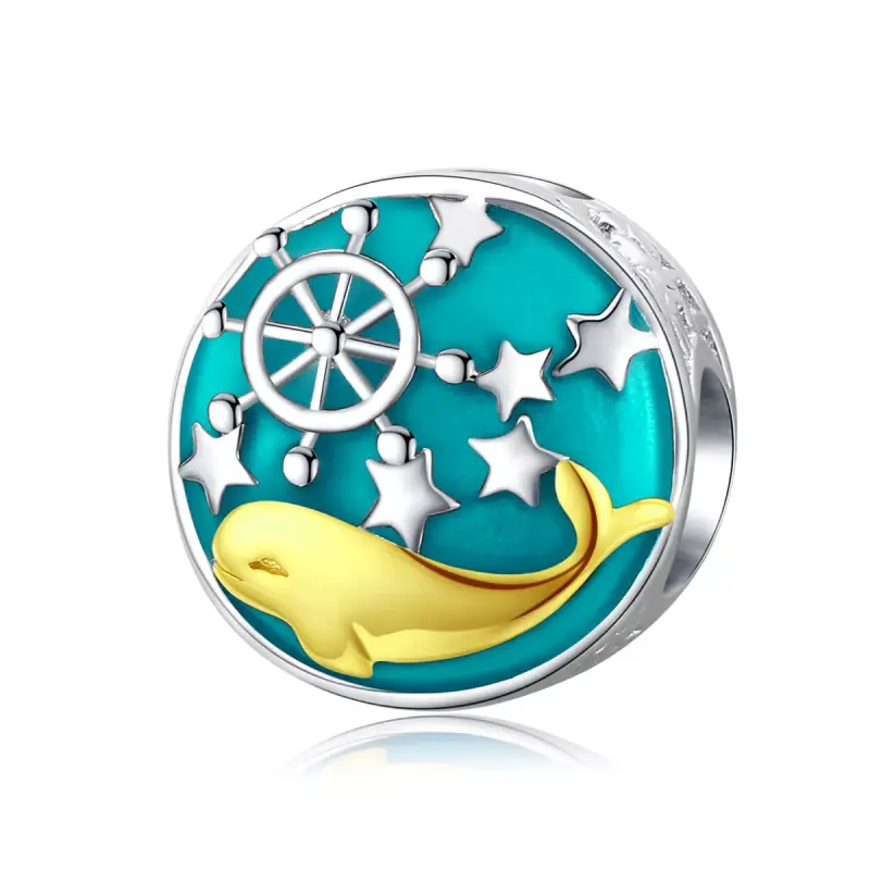 Charm tipo Pandora Cucciolo di balena - SCC1296 - Immagine del prodotto
