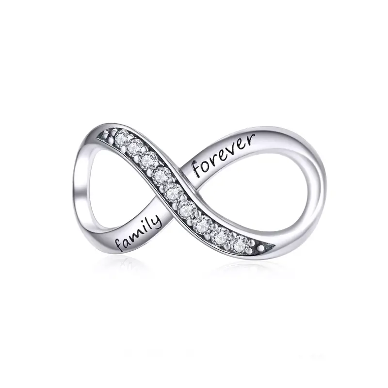 Charm tipo Pandora Famiglia per sempre - SCC1146 - Immagine del prodotto