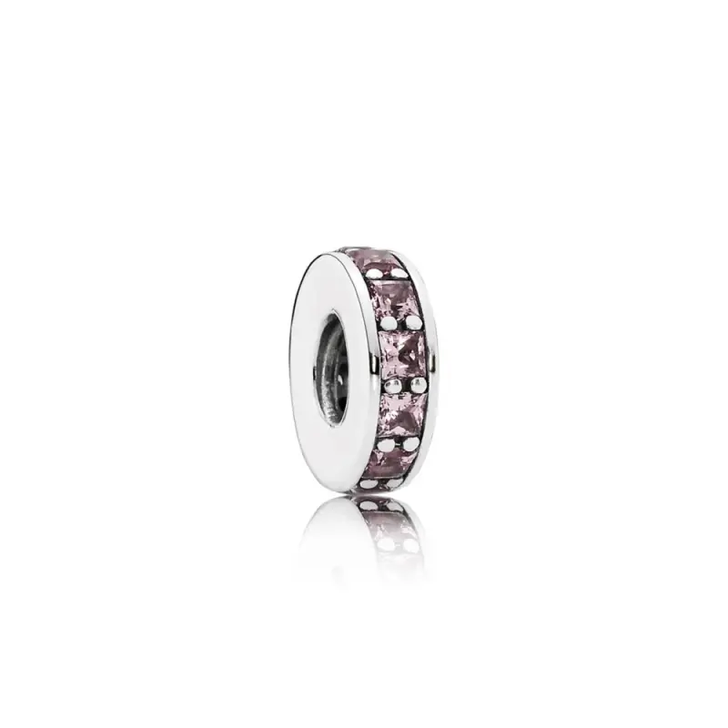 Distanziatore Eternity Rosa Antico - 791724NBP - Charm | PANDORA - Immagine del prodotto