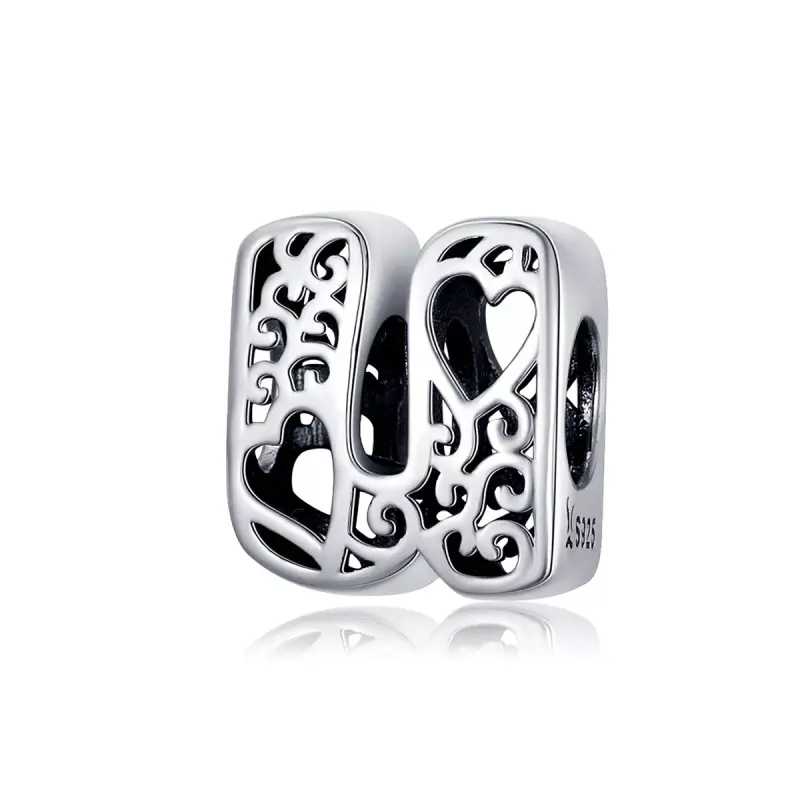 Charm tipo Pandora Lettera magica U - SCC1229-U - Immagine del prodotto