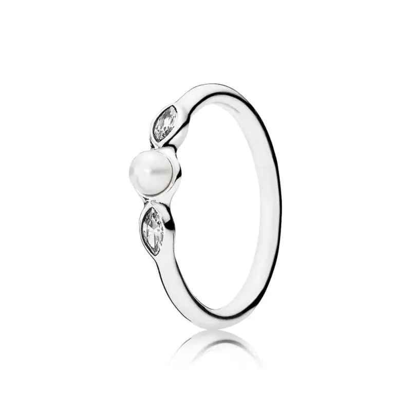 Anello Foglie Luminose - 190964P - Anelli | PANDORA - Immagine del prodotto